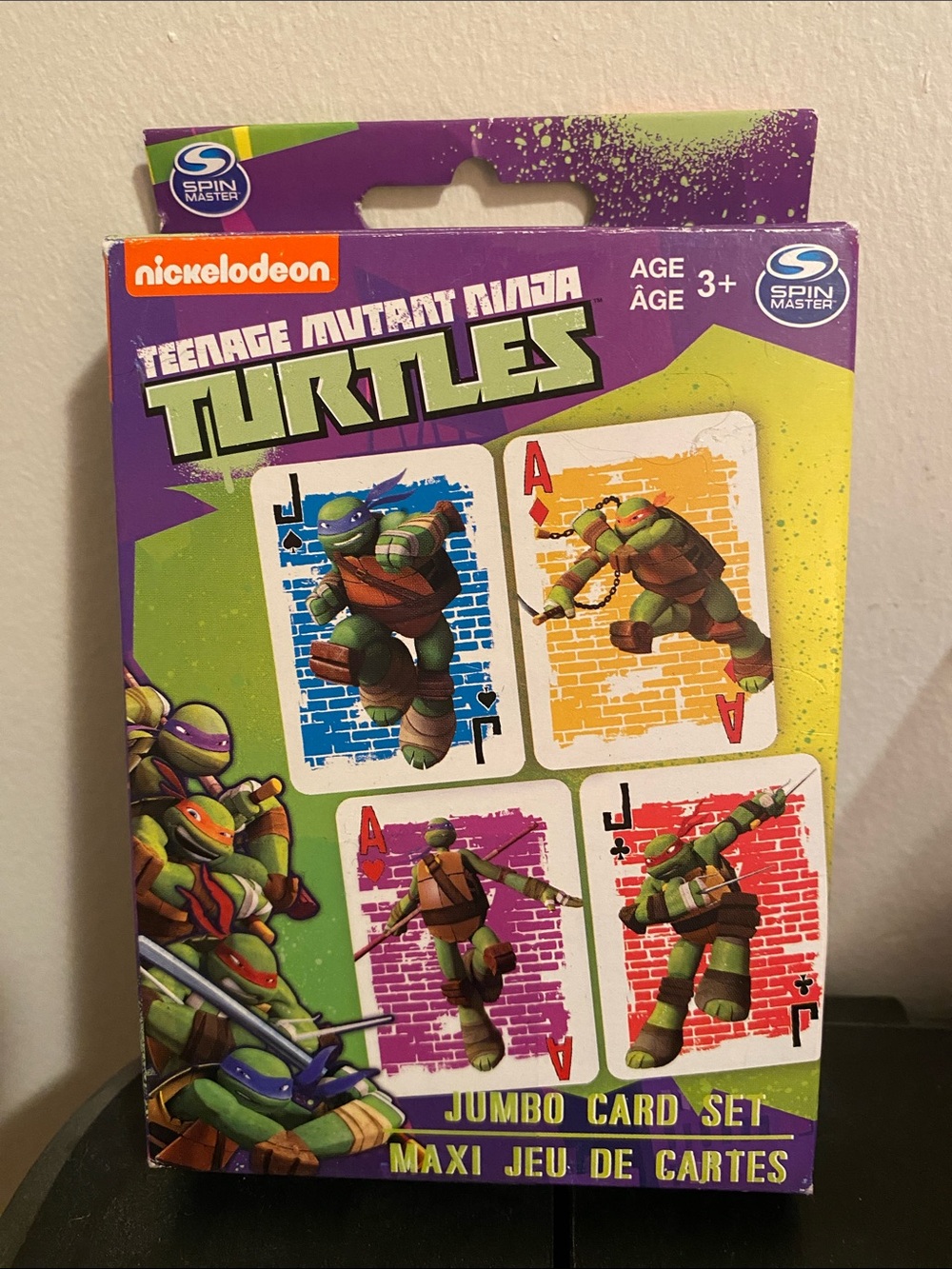 Teenage Mutant Ninja Turtles Jumbo Card Deck Game TMNT